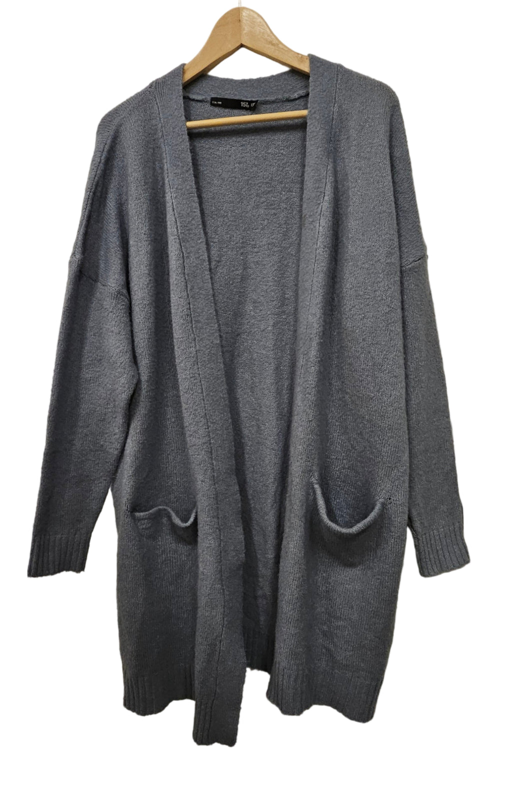 Lång cardigan med fickor