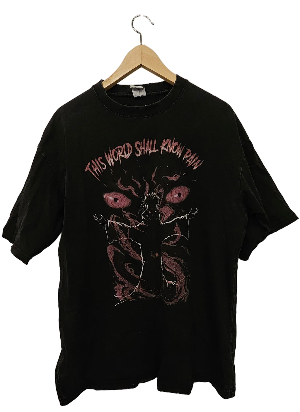 T-shirt Naruto med sliten look