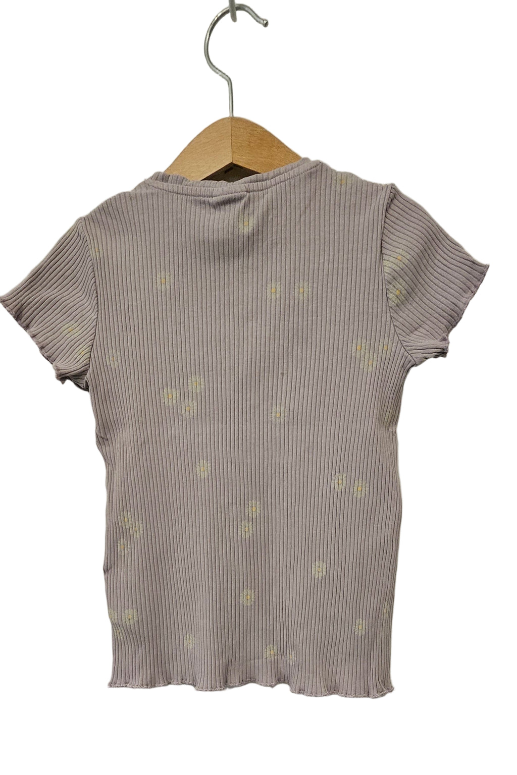 Ribbad topp med blommor