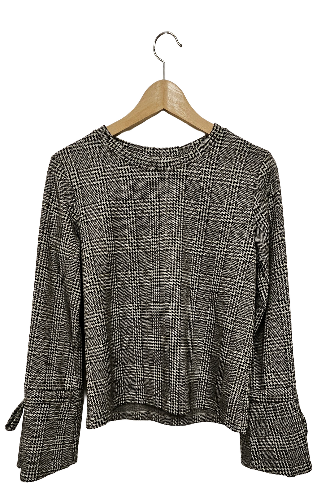 Tröja med hundtandsmönster