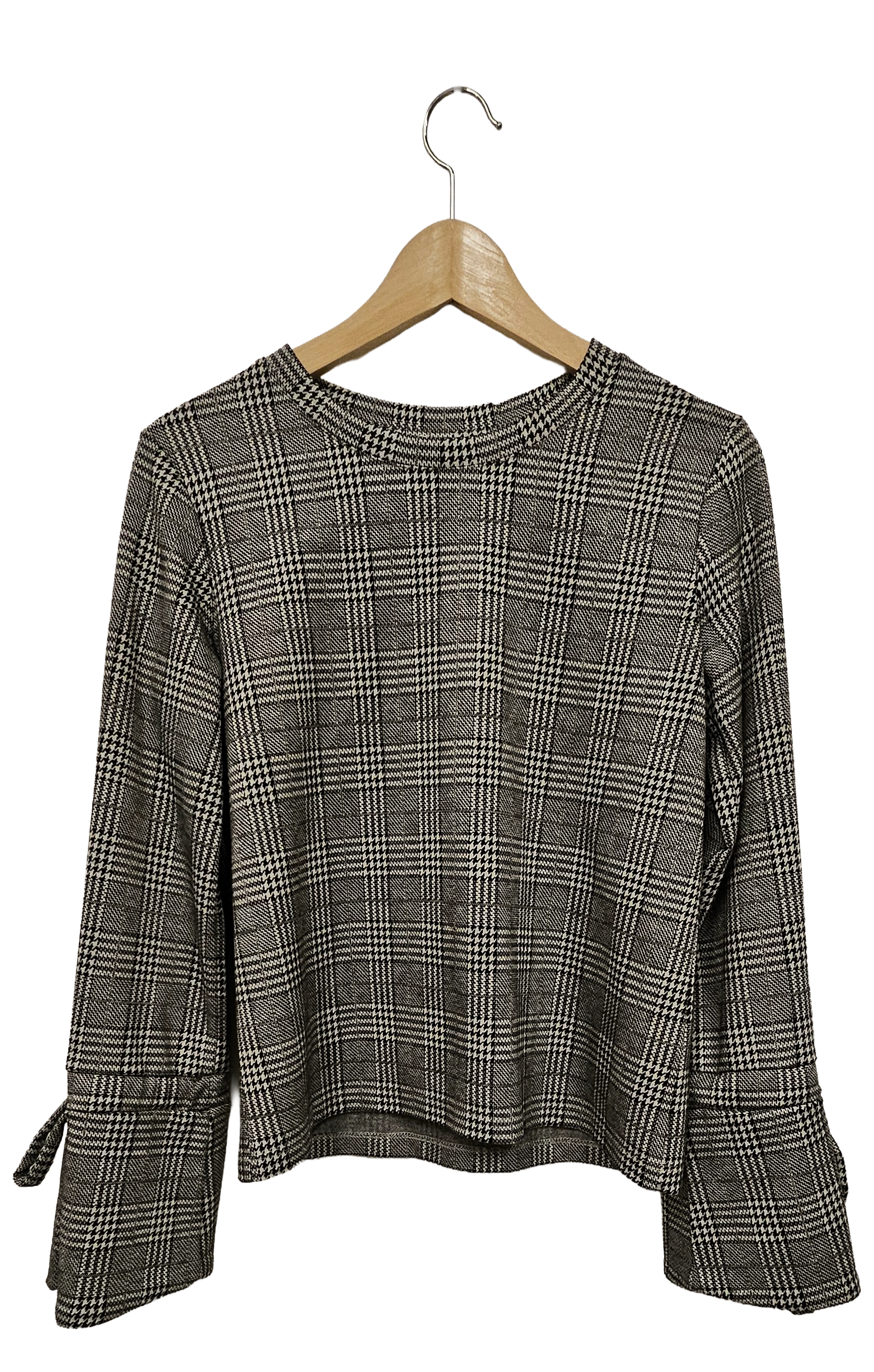 Tröja med hundtandsmönster