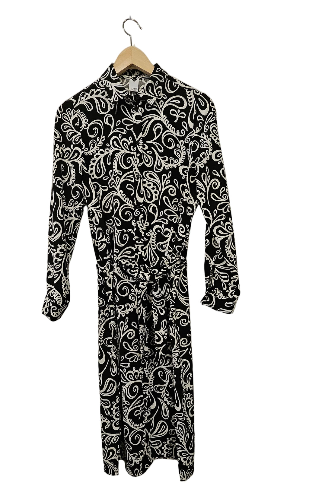 Klänning med knappar