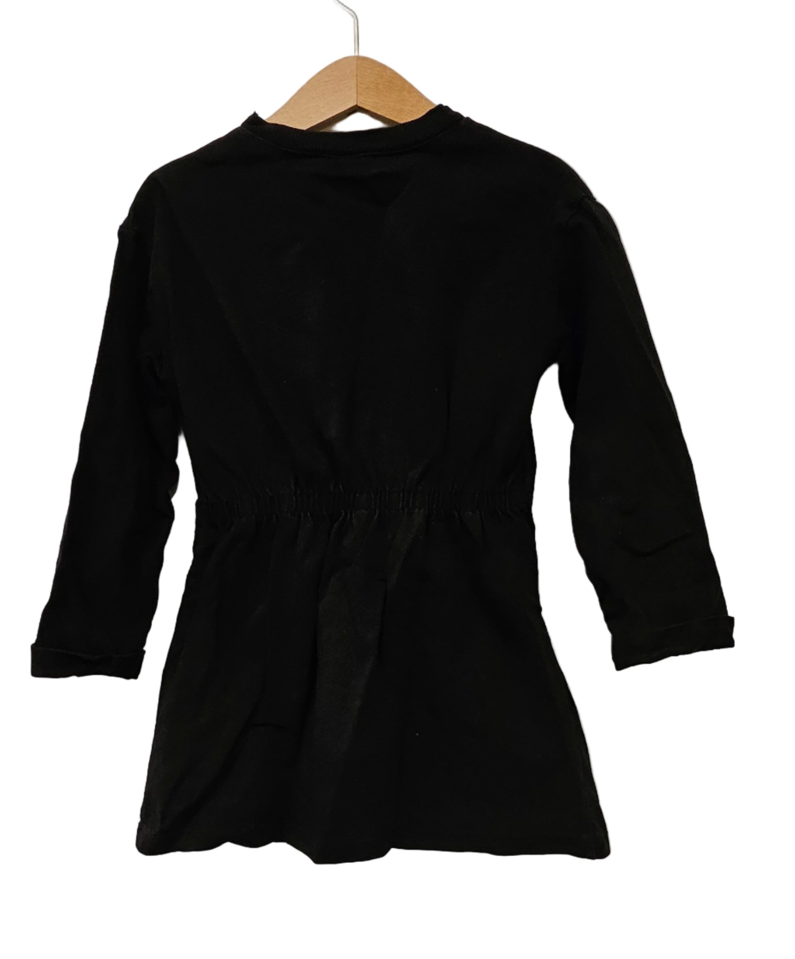 Klänning i sweatertyg