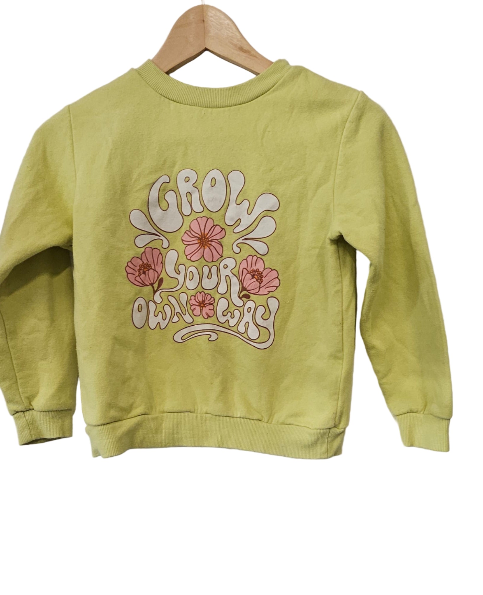 Sweatshirt med tryck