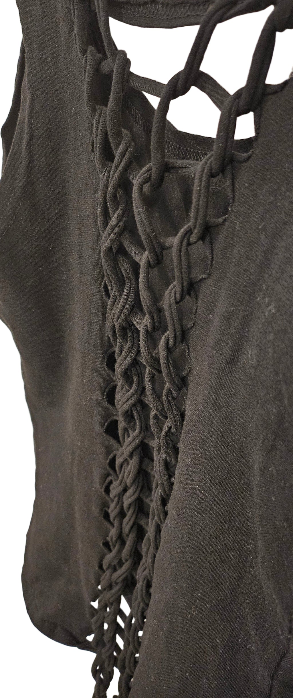 Linne med snörning bak