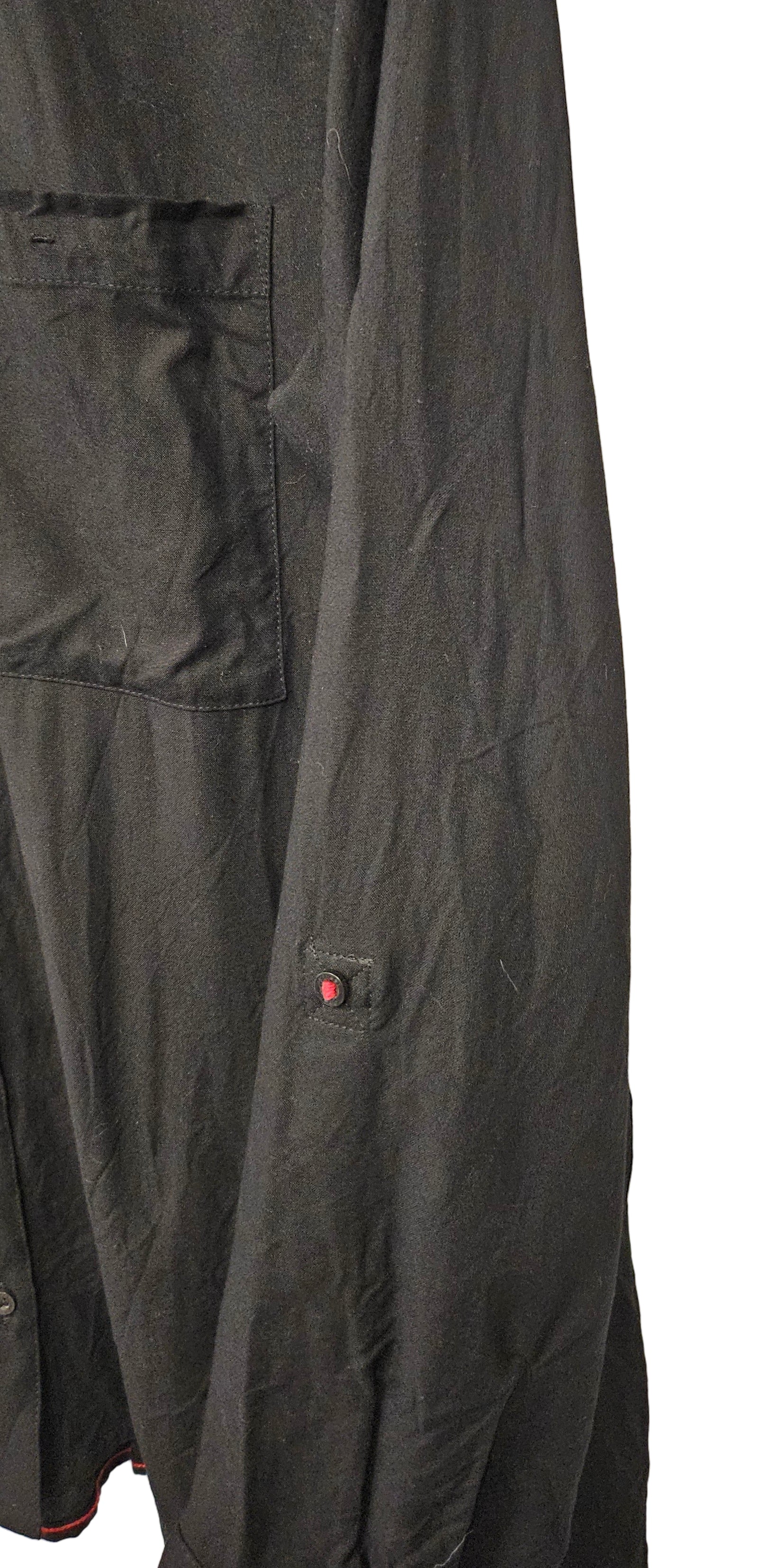 Blus med bröstfickor