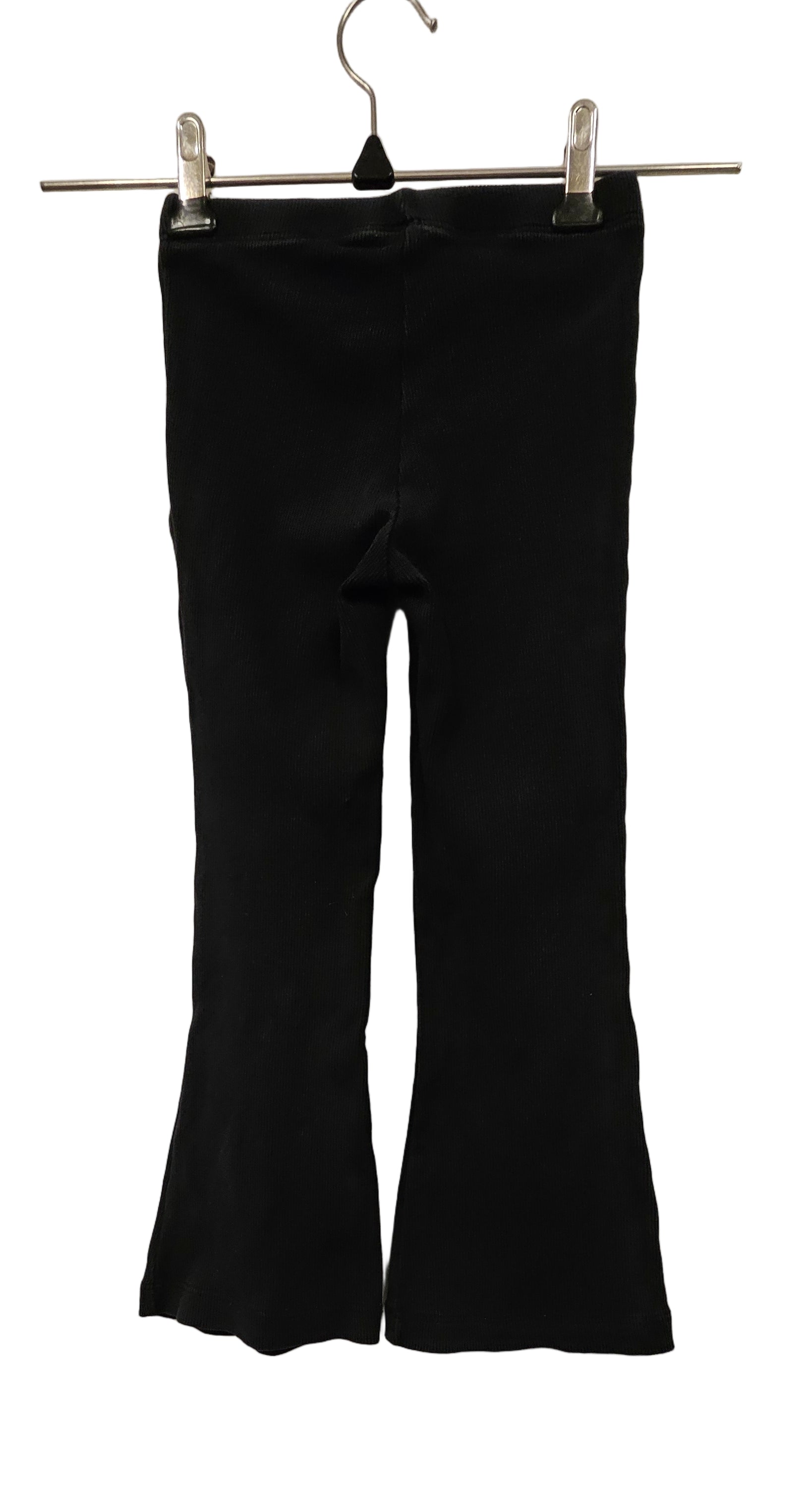 Utåtsvängda ribbade tights