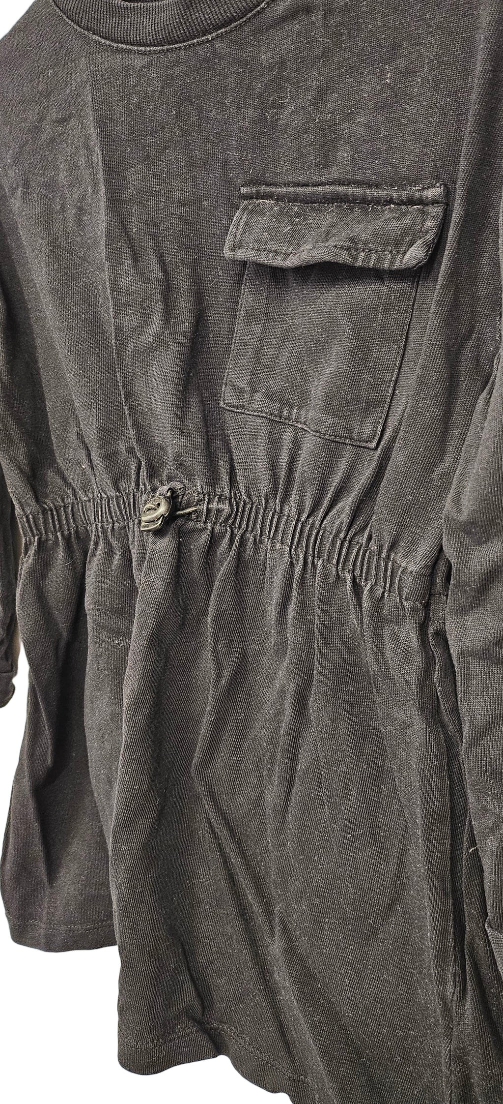 Klänning i sweatertyg