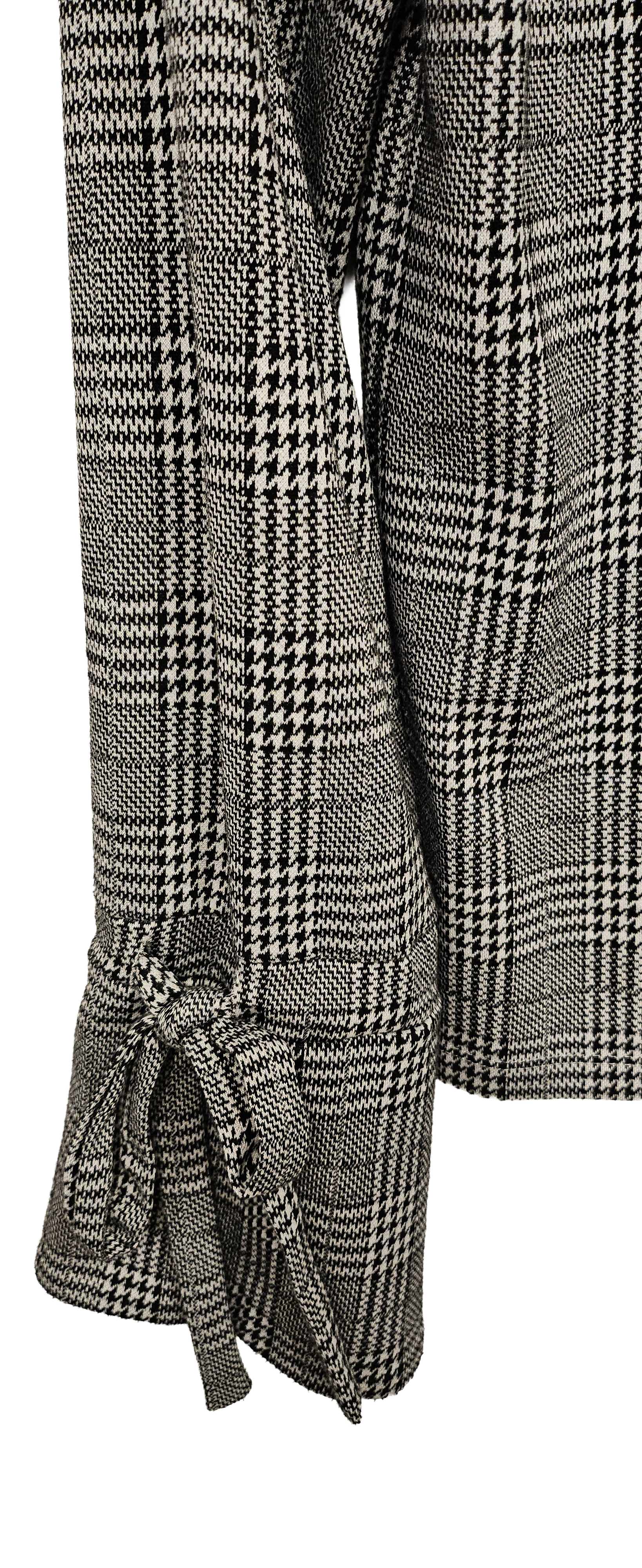 Tröja med hundtandsmönster