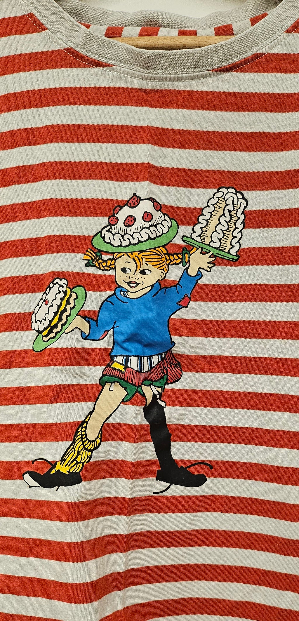 T-shirt med Pippimotiv