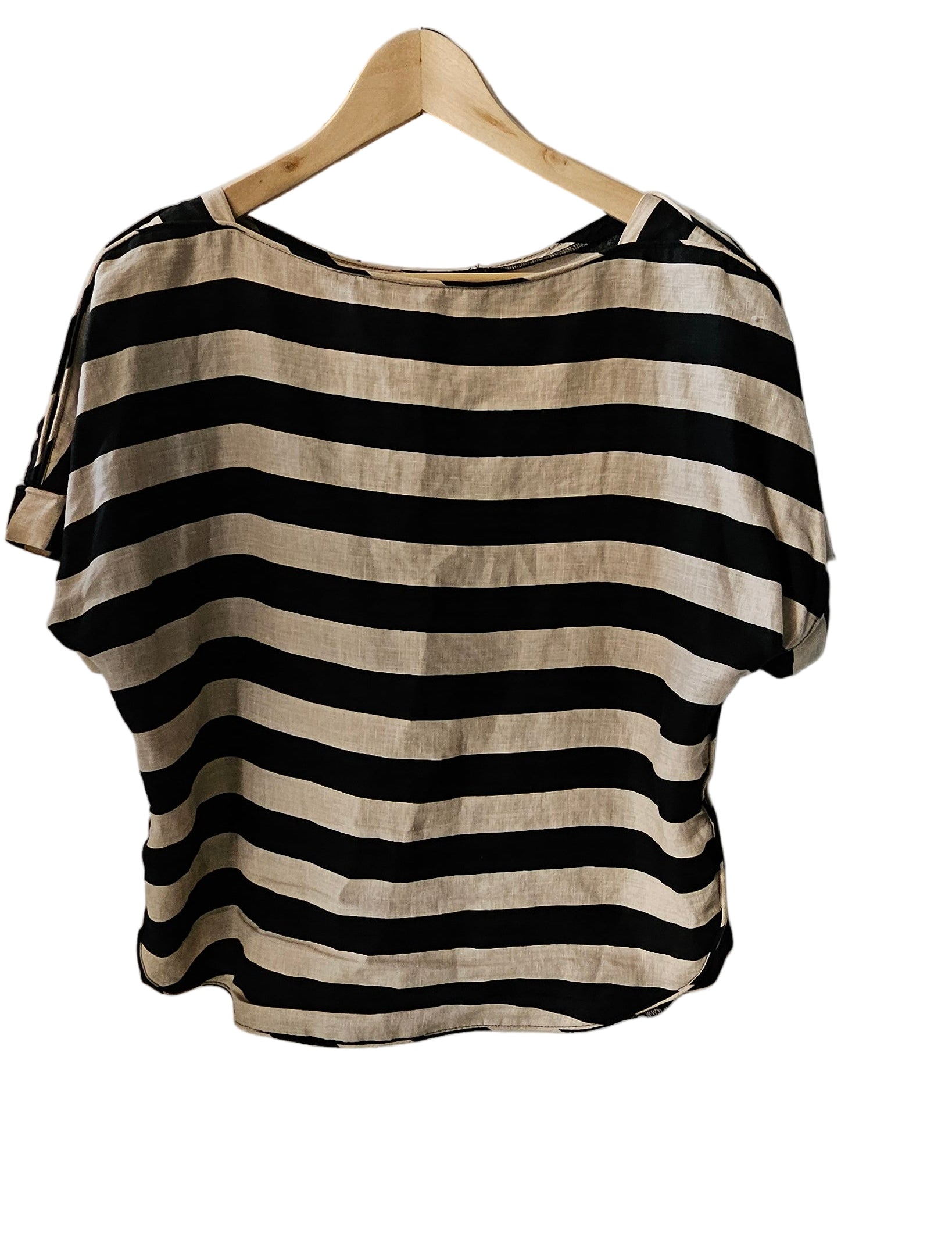 Kortärmad tröja av linne