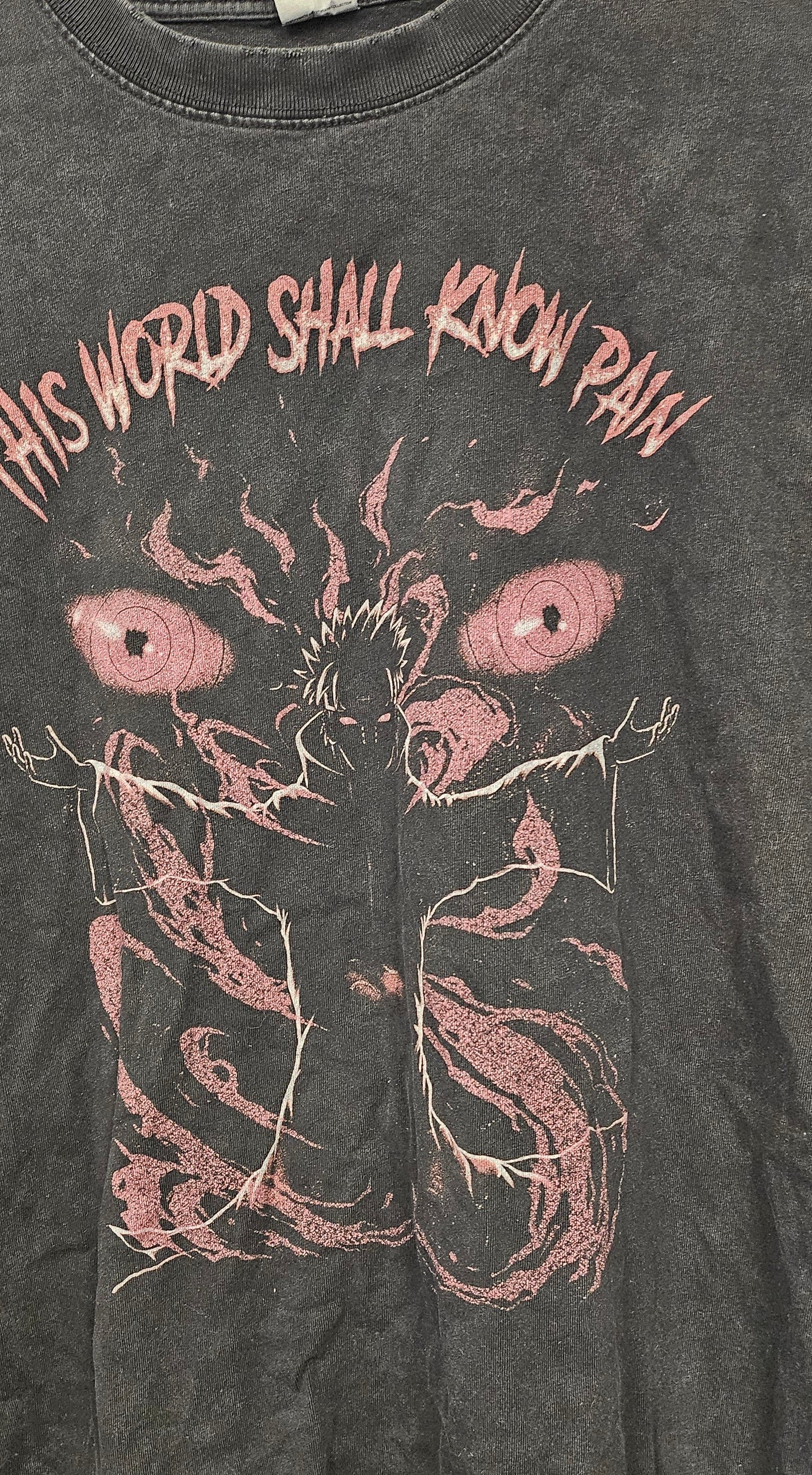 T-shirt Naruto med sliten look