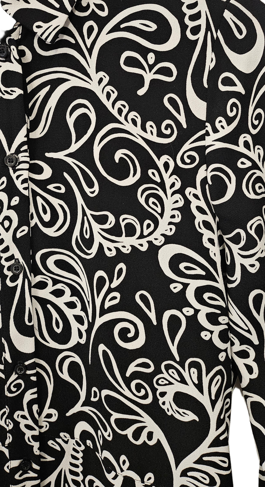 Klänning med knappar