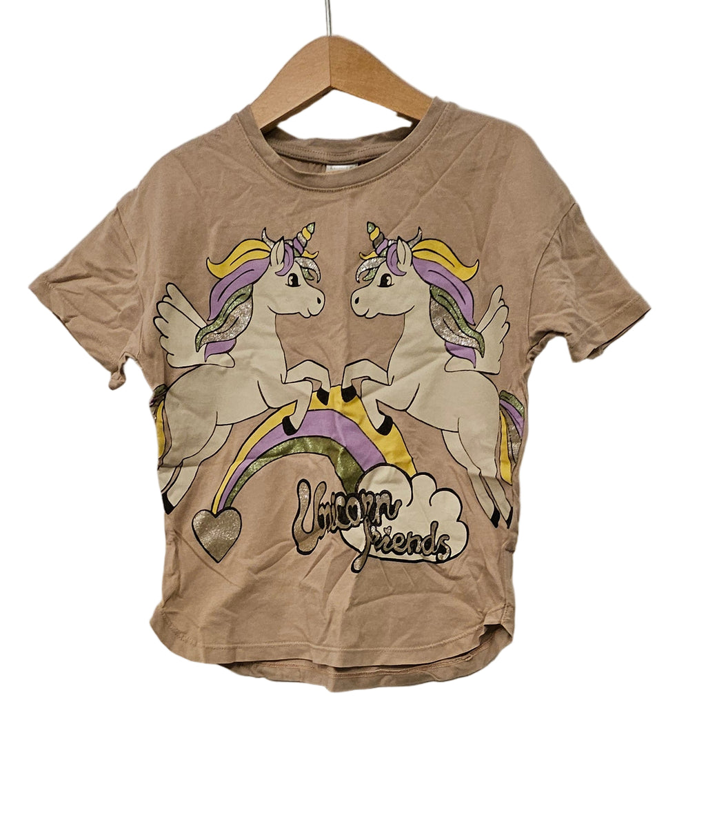 T-shirt med enhörningar