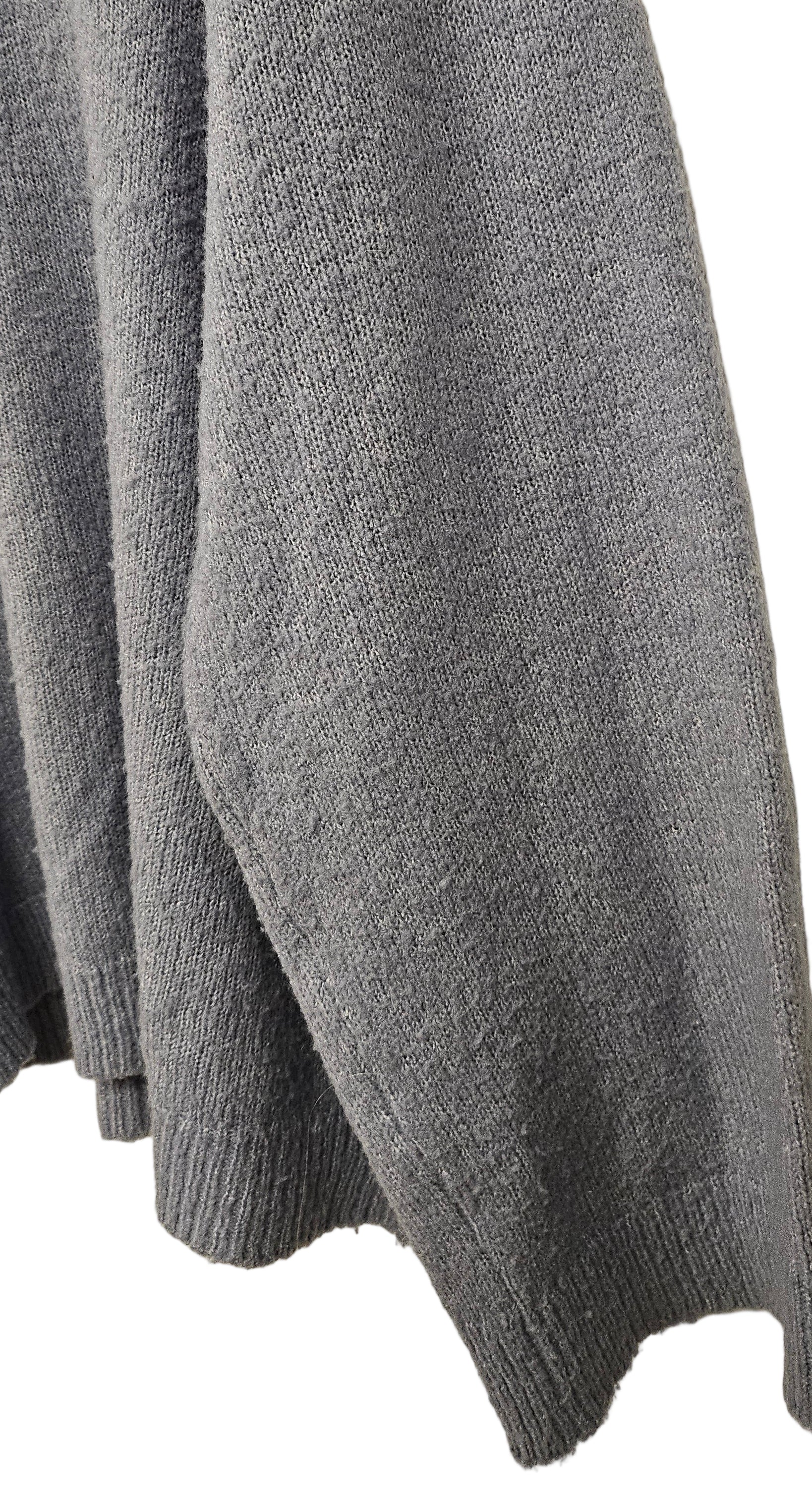 Stickad tröja med rund hals