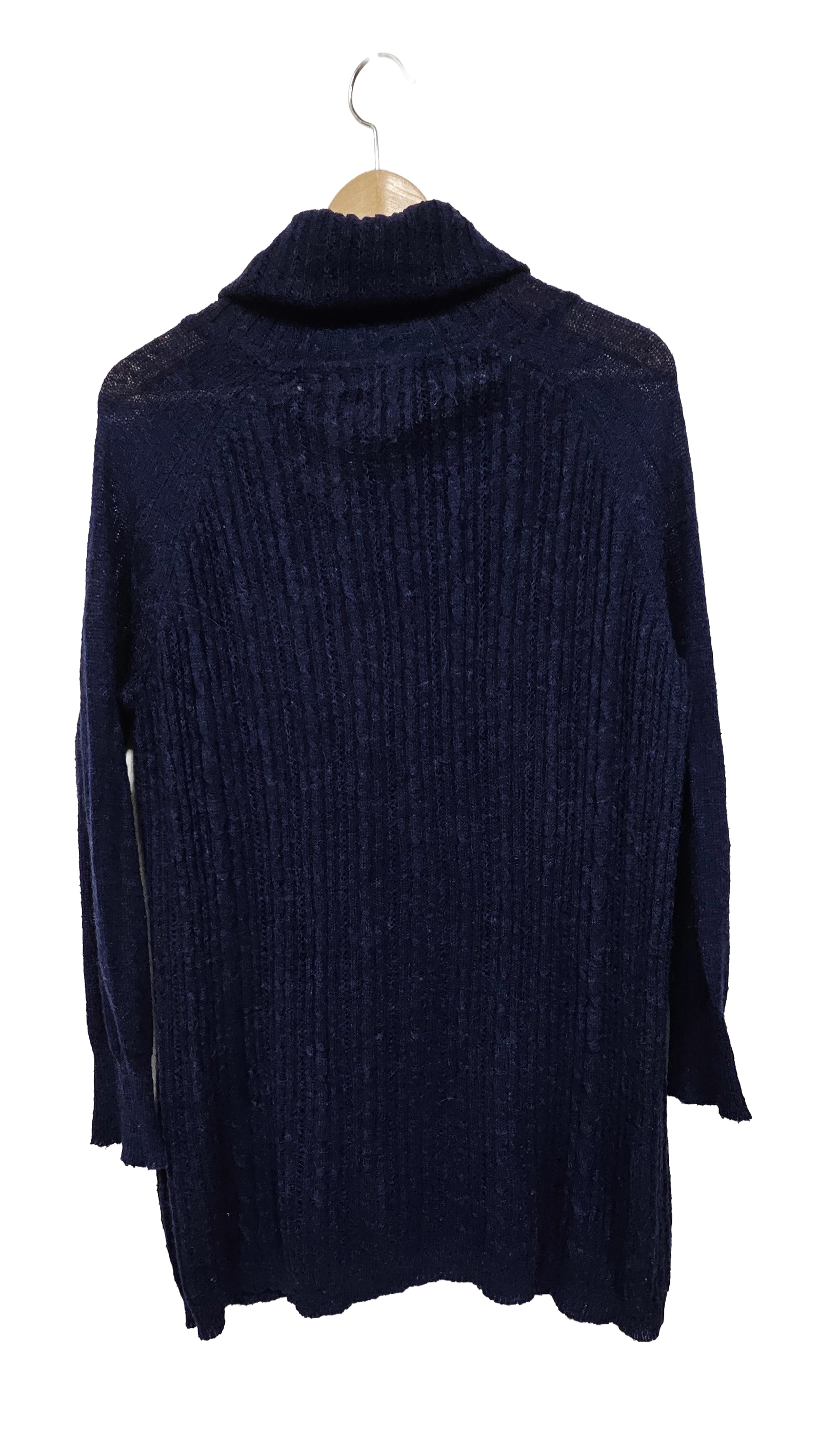 Stickad lång tröja