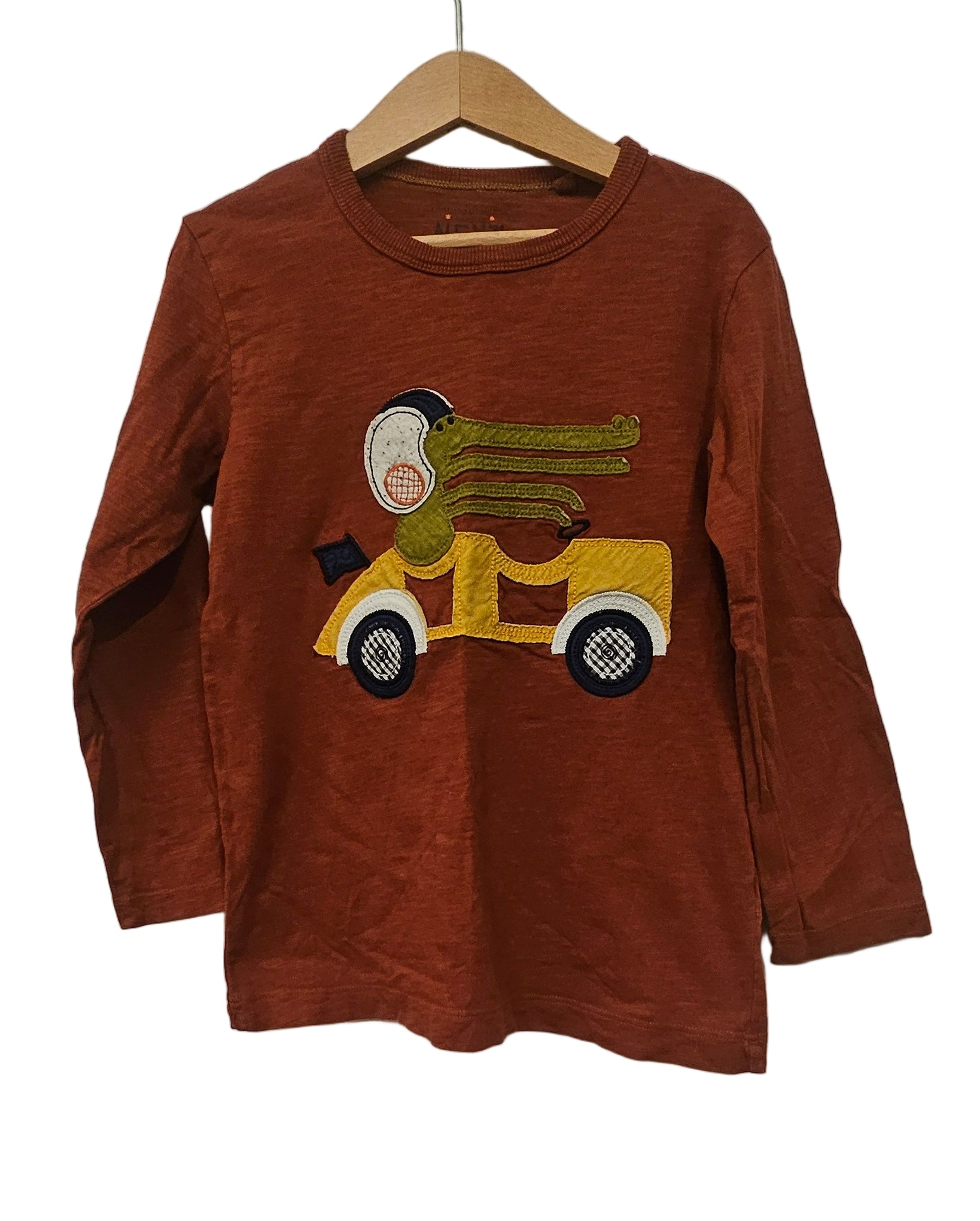 Långärmad t-shirt med applikation