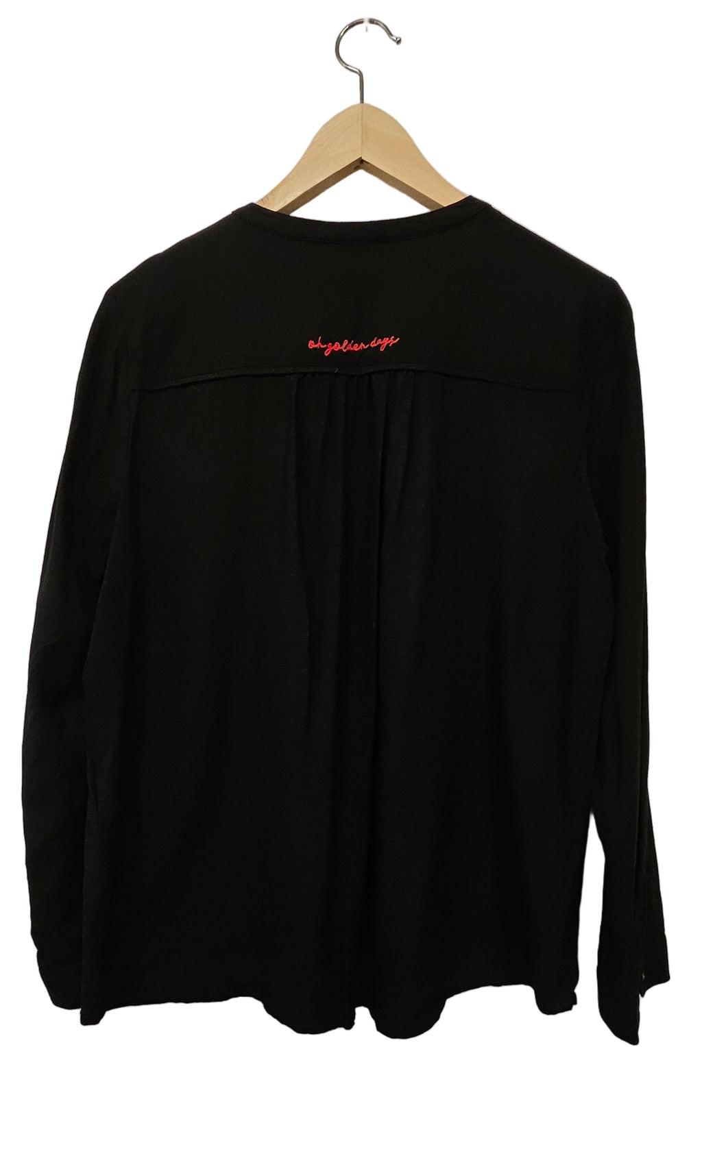 Blus med bröstfickor