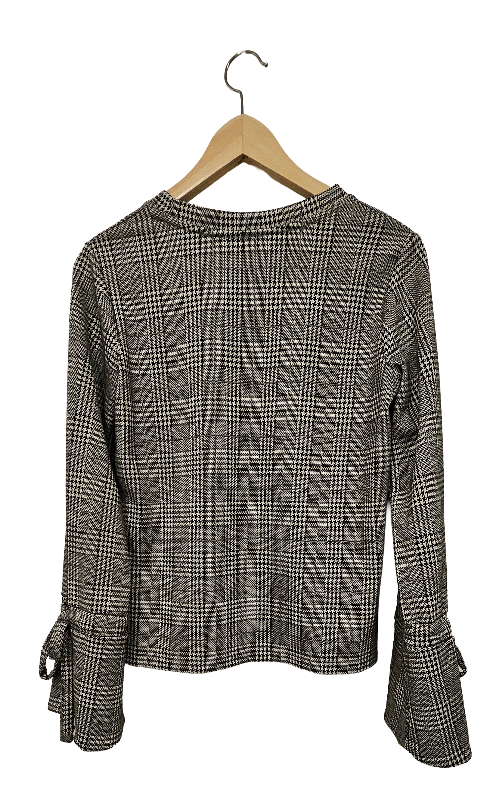 Tröja med hundtandsmönster