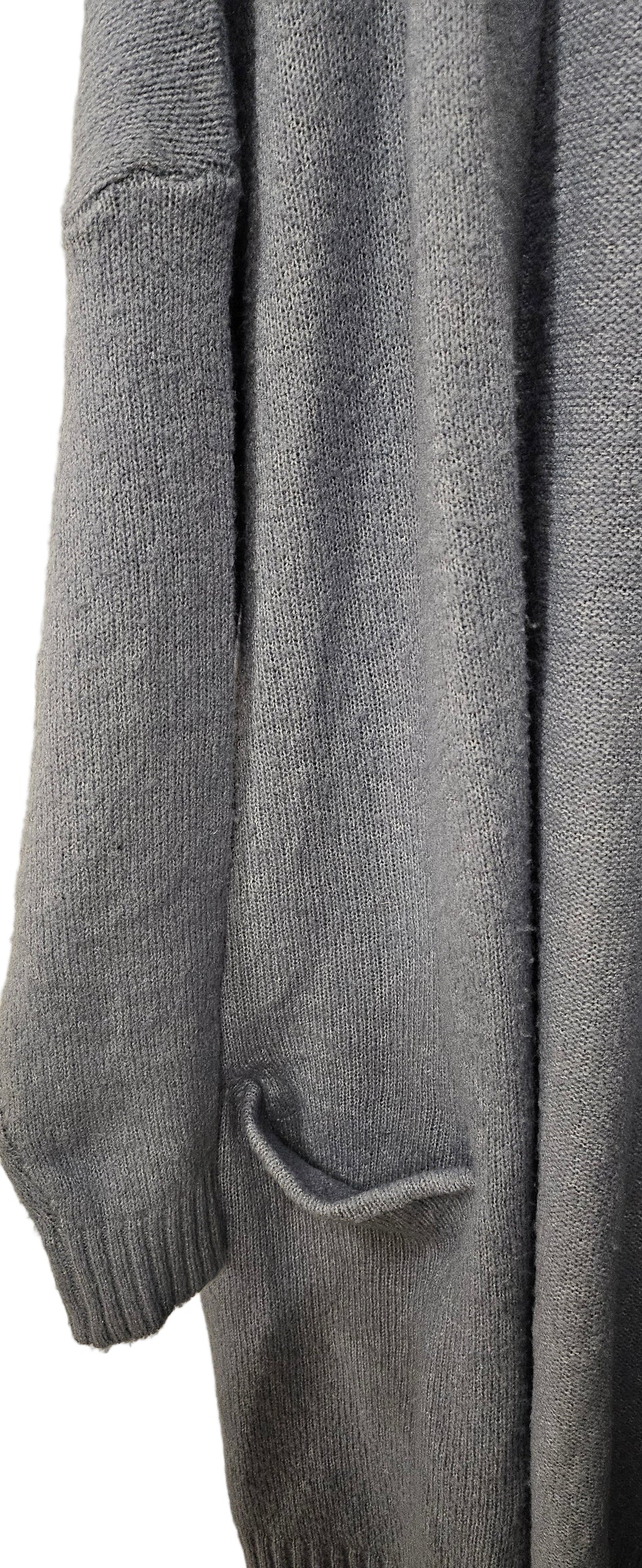 Lång cardigan med fickor