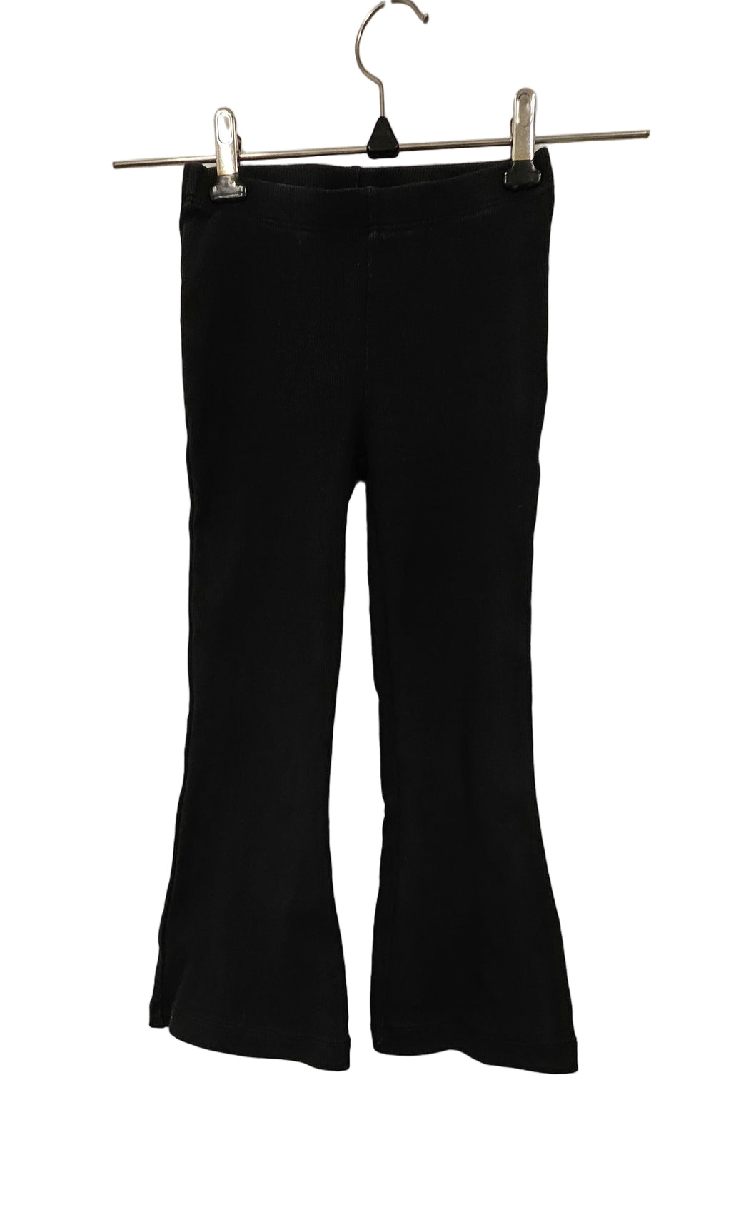 Utåtsvängda ribbade tights